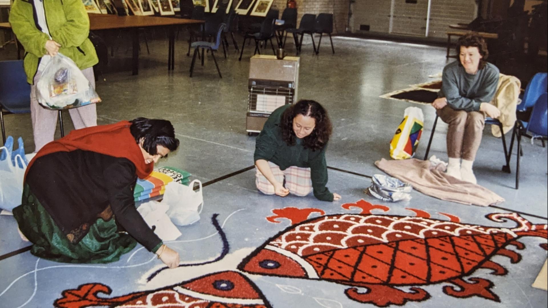 rangoli people