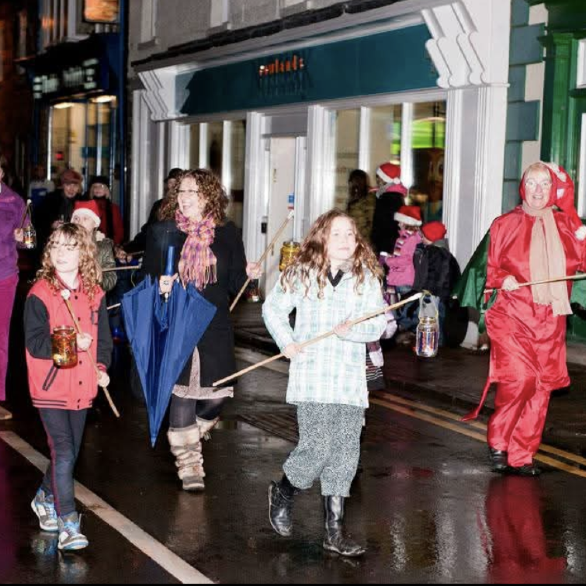 lantern parade at christmas